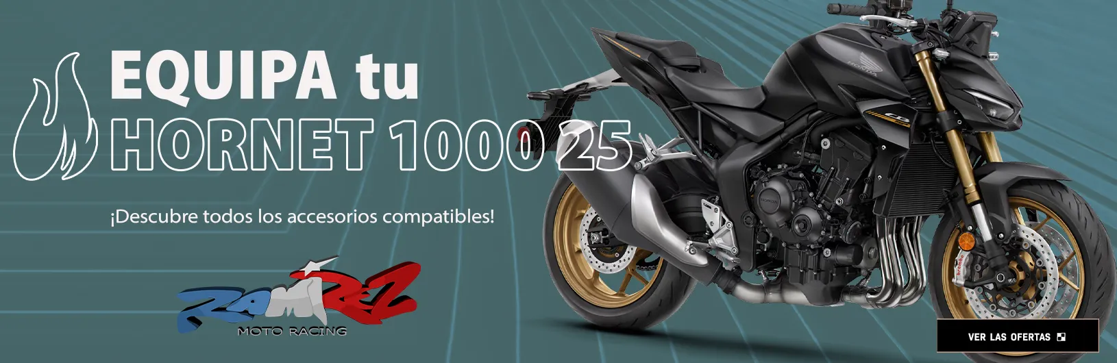 accesorios honda hornet 2025 ramirez moto